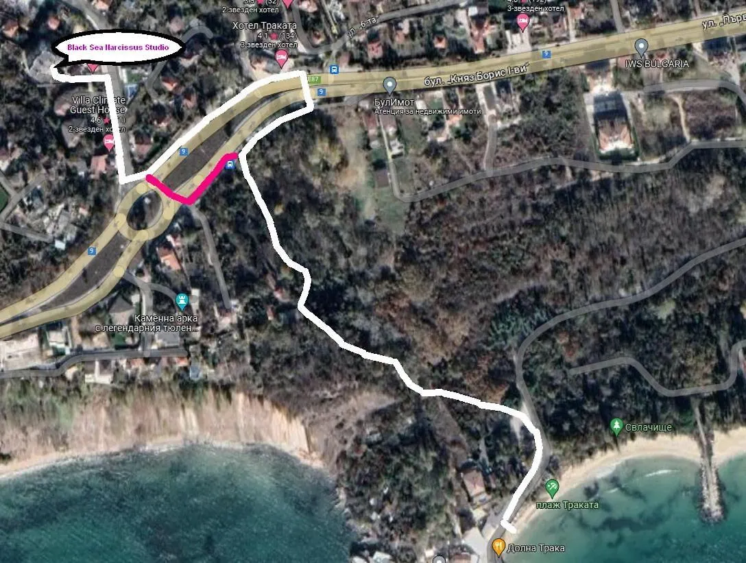 Appartement Black Sea Narcissus - Quiet Studio With Amazing Sea View Varna